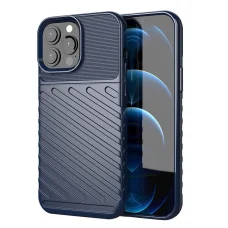  iPhone 13 Pro Max kék Thunder Case rugalmas és masszív tok