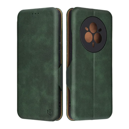  Techsuit - Biztonságos Pénztárca Plusz - Realme 14 Pro+ - Zöld tok - 6