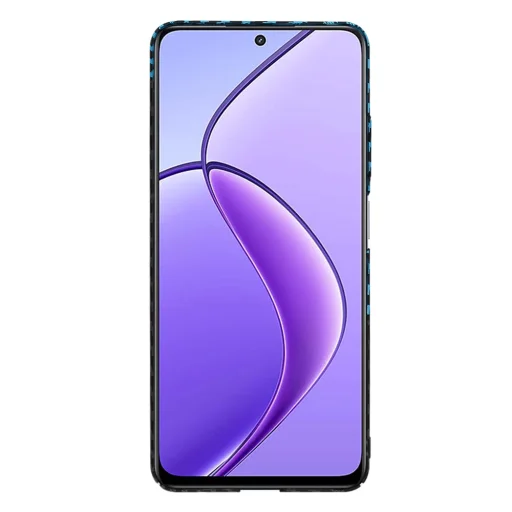  Techsuit - Carbonite FiberShell - Realme 12 / 12x - Kék Impulzus tok - 2