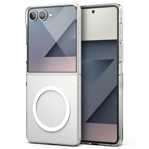  Galaxy Z Flip 7 Átlátszó Ringke Slim Mágneses Magsafe tok - 4