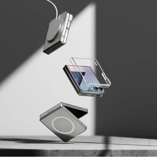  Galaxy Z Flip 7 Átlátszó Ringke Slim Mágneses Magsafe tok - 8