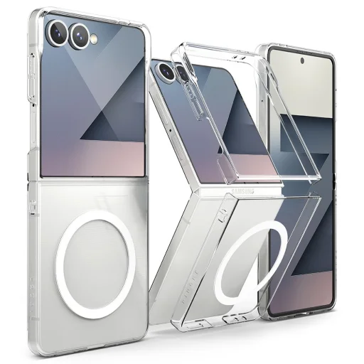  Galaxy Z Flip 7 Átlátszó Ringke Slim Mágneses Magsafe tok - 1
