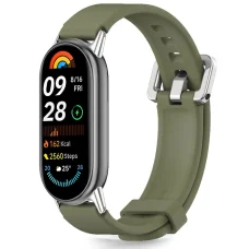 Tech-protect Iconband Classic Xiaomi Smart Band 8 / 9 / 10 / NFC Katonai zöld