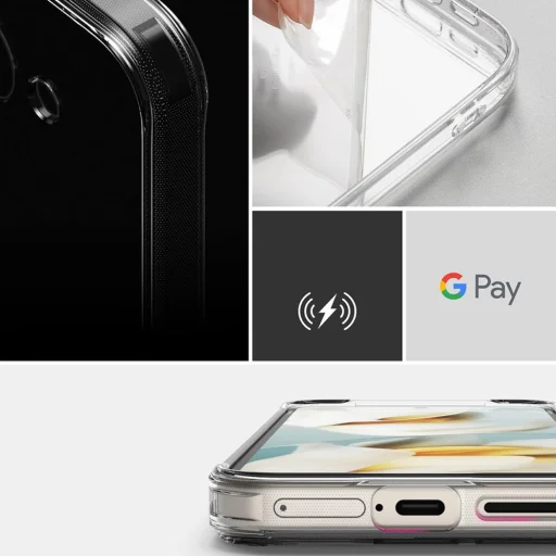  Ringke - Fusion - Google Pixel 9a - Átlátszó tok - 6