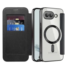  Techsuit - SmartMag könyvtok - Google Pixel 9a - Fekete tok