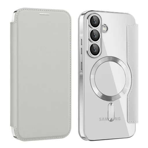  Techsuit - SmartMag Könyvtok - Samsung Galaxy A26 5G - Szürke tok - 2