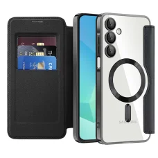  Techsuit - SmartMag Könyvtok - Samsung Galaxy A16 4G / A16 5G - Fekete tok