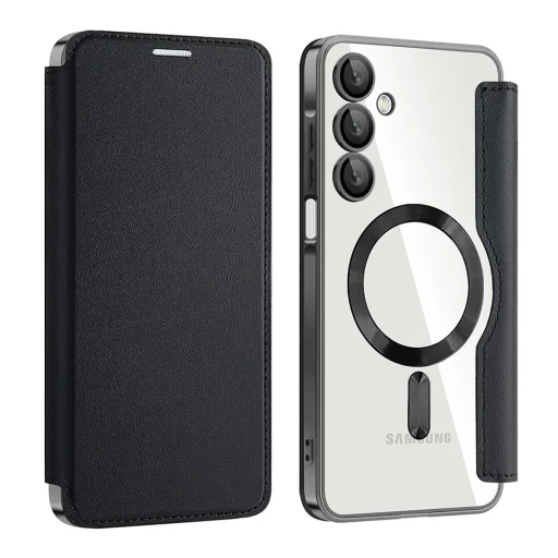  Techsuit - SmartMag Könyvtok - Samsung Galaxy A16 4G / A16 5G - Fekete tok - 2