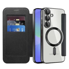  Techsuit - SmartMag Könyv Tok - Samsung Galaxy A36 5G - Fekete tok