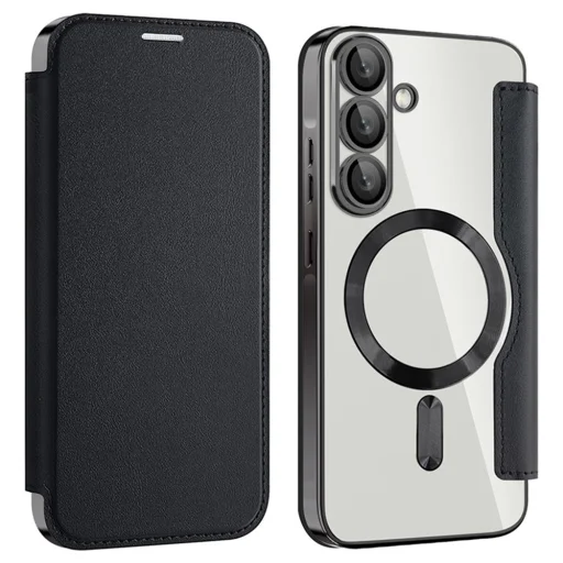  Techsuit - SmartMag Könyv Tok - Samsung Galaxy A36 5G - Fekete tok - 2