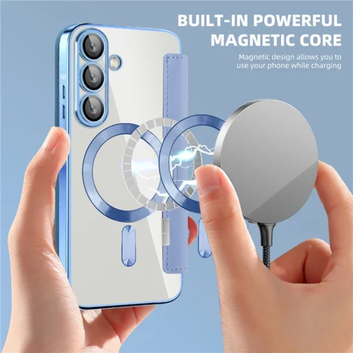  Techsuit - SmartMag Könyvtok - Samsung Galaxy A36 5G - Világoskék tok - 6