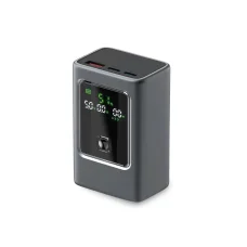 Powerbank SBS 10000mAh PD 35W LCD kijelzővel - szürke