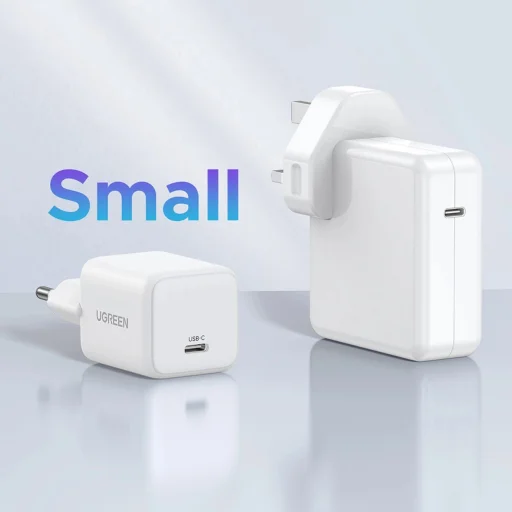 Ugreen X512 20W GaN 1x USB-C fali töltő - Fehér - 5