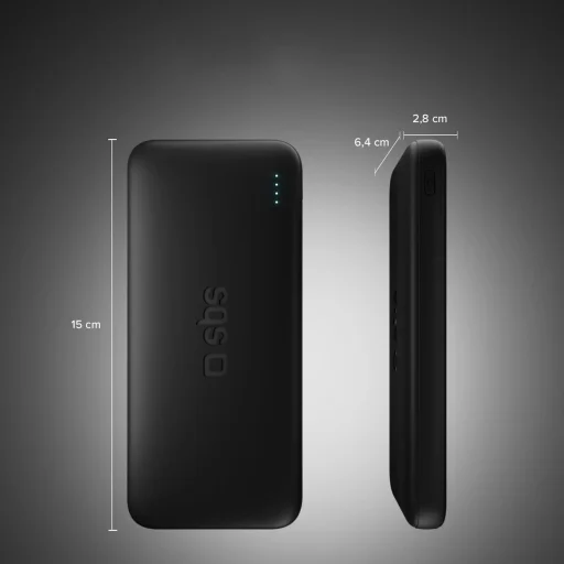 SBS Infinity Power Bank 20000mAh 10W LiFePo₄ USB-A USB-C - Fekete - 8