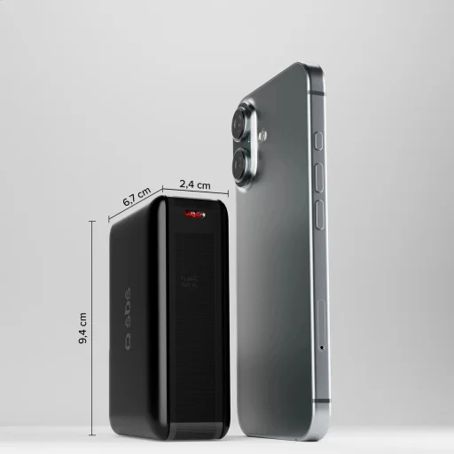 Powerbank SBS 20000mAh 65W PD AFC USB-C USB-A laptophoz, tablethez, okostelefonhoz - fekete - 10