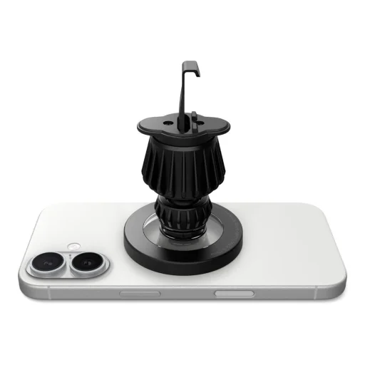 Spigen Mft13 Mágneses Magsafe Műszerfalra és Szellőzőre Szerelhető Autós Tartó Ezüst - 4