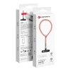 FORCELL F-DESIGN L8X36 csukló telefon pánt állítható hosszúsággal (max 18cm a hurokban) rózsaszín fehér
