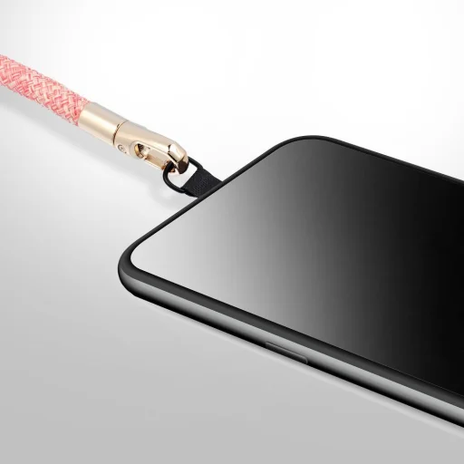 FORCELL F-DESIGN L8X36 csukló telefon pánt állítható hosszúsággal (max 18cm a hurokban) rózsaszín fehér - 3