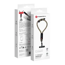 FORCELL F-DESIGN R10X40 csuklópánt állítható hosszúsággal (max 20 cm a hurokban) zöld rózsaszín lila