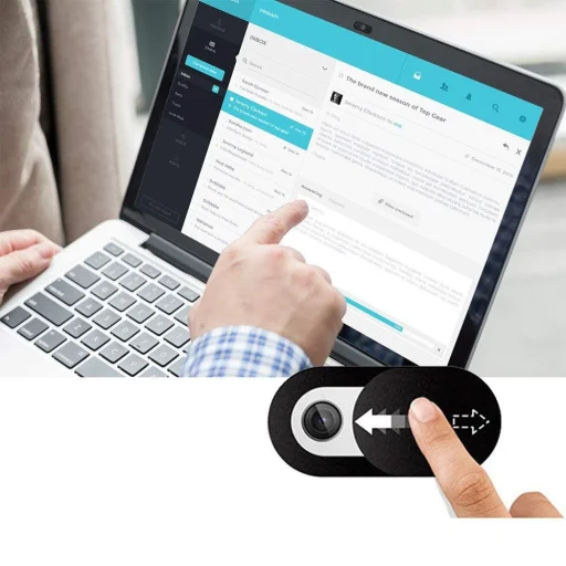 Tech-protect Cam Fit+ webkamera takaró 3-pack Laptop Webkamera Takarány Fekete - 2