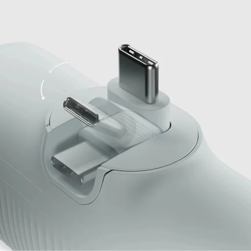 SBS EcoPower 5000 mAh 10W Powerbank beépített USB-C porttal - Szürke - 4