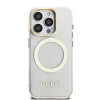 Guess IML Arany Kontúr Állvány Kamera Keret MagSafe tok iPhone 15 Pro Max átlátszó tok - 3