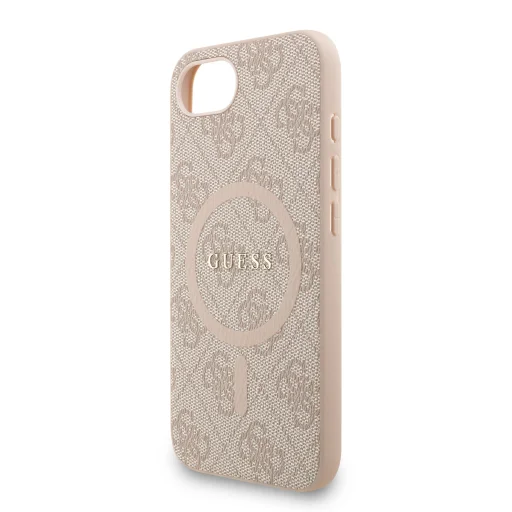  iPhone 16e Pink Guess PU Bőr 4G Színes Gyűrűs Pánt MagSafe tok - 4