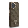  iPhone 16 Barna Guess PU 4G Strass Triangle Logo Stand Camera Frame MagSafe tok thumbnail