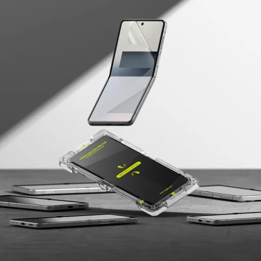  Samsung Galaxy Z Flip 7 Ringke Dual Easy Pro 2 db átlátszó kijelzővédő fólia - 3