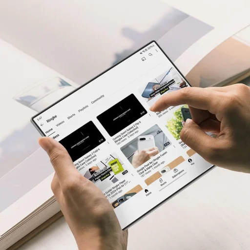  Samsung Galaxy Z Fold 7 átlátszó Ringke Dual Easy Pro 2-pack kijelzővédő fólia - 7