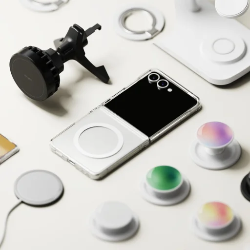  Samsung Galaxy Z Flip 7 Átlátszó Ringke Fusion Magnetic Magsafe tok - 3