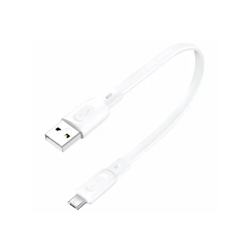 FONENG kábel X107 Micro USB 2.1A 0.25M Fehér - 2