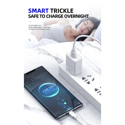 JELLICO kábel B15 Lightning 3.1A 1M Fehér - 3