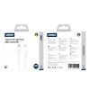 JELLICO kábel B1 USB-C - Lightning PD 20W 1M Fehér