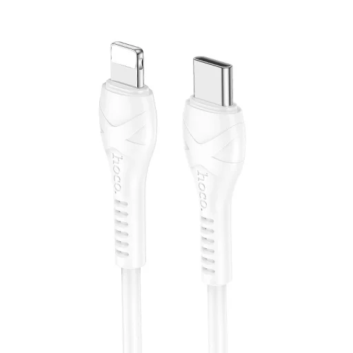 HOCO kábel X37 USB-C - Lightning PD 27W 0.5M Fehér - 2