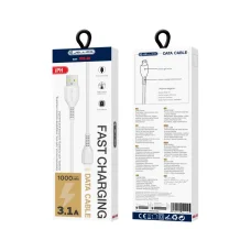 JELLICO kábel KDS-30 Lightning 3.1A 1M Fehér