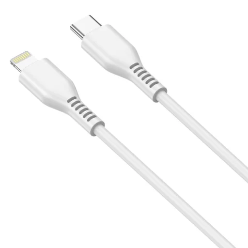 JELLICO kábel KDS-30 USB-C - Lightning PD 20W 1M Fehér - 3