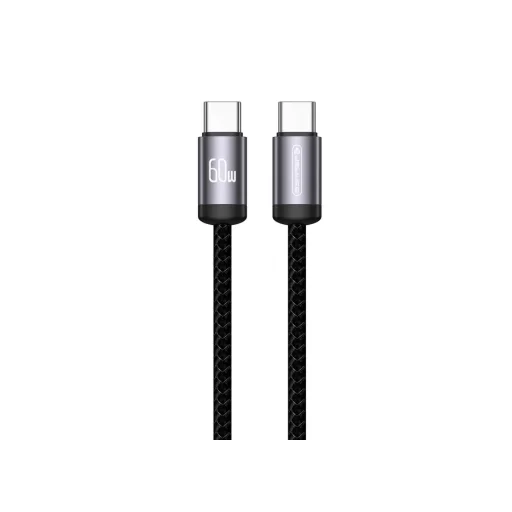 JELLICO kábel B27 USB-C - USB-C PD 60W 1M Fekete - 2