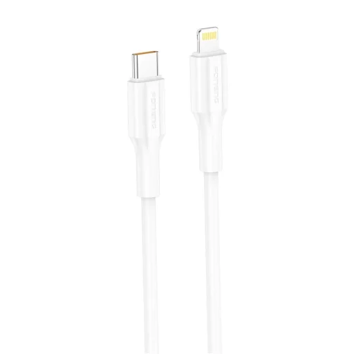 FONENG kábel XS01 USB-C - Lightning PD 27W 1M Fehér - 2