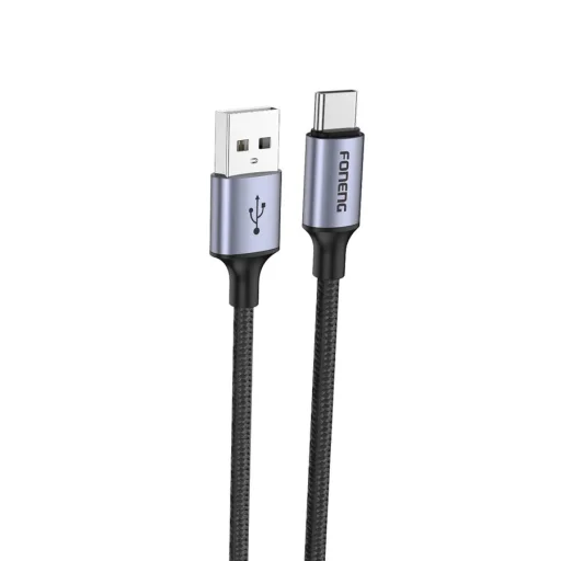 FONENG kábel X95 USB-C 3A 1.2M Fekete - 2
