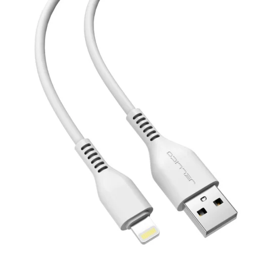 JELLICO kábel KDS-32 Lightning USB 3.1A 2M Fehér - 2
