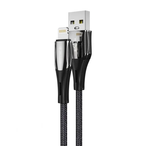 JELLICO kábel B18 Lightning 3.1A 1M Fekete - 2