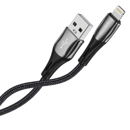 JELLICO kábel B18 Lightning 3.1A 1M Fekete - 3