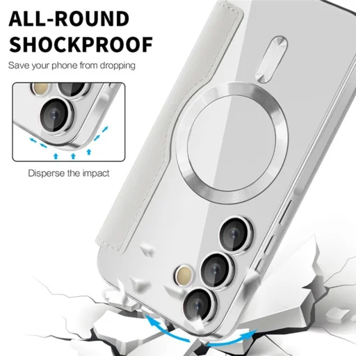  Techsuit - SmartMag Könyvtok - Samsung Galaxy A35 5G - Szürke tok - 4