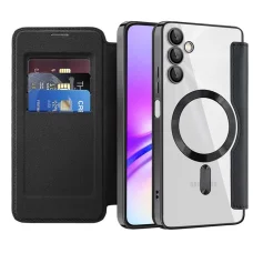  Techsuit - SmartMag könyvtok - Samsung Galaxy A05s - Fekete tok