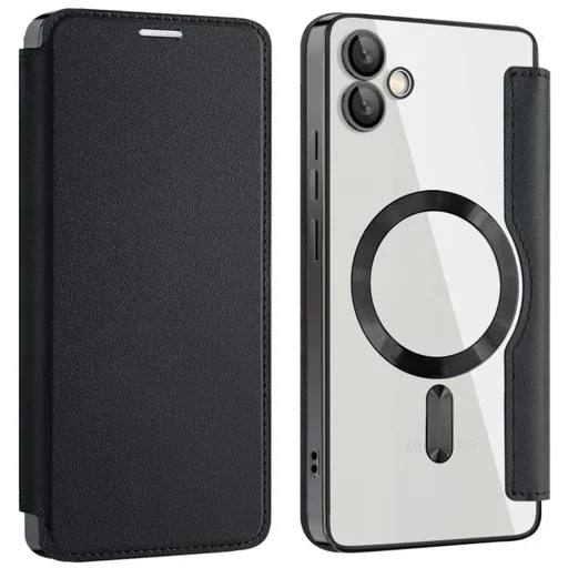  Techsuit - SmartMag Könyv Tok - Samsung Galaxy A05 - Fekete tok - 2