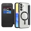  Techsuit - SmartMag Könyves Tok - Samsung Galaxy A15 4G / A15 5G - Fekete tok