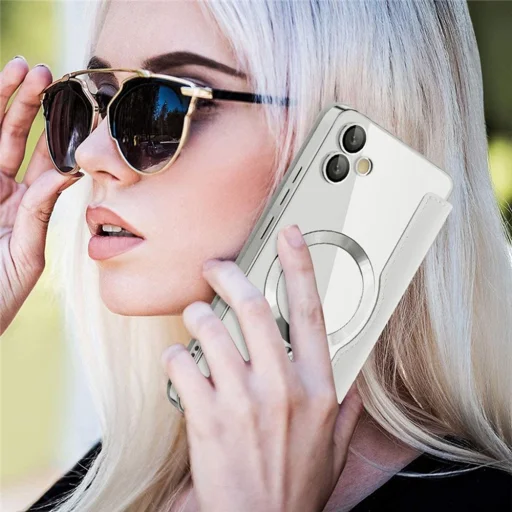  Techsuit - SmartMag Könyv Tok - Samsung Galaxy A05 - Szürke tok - 6