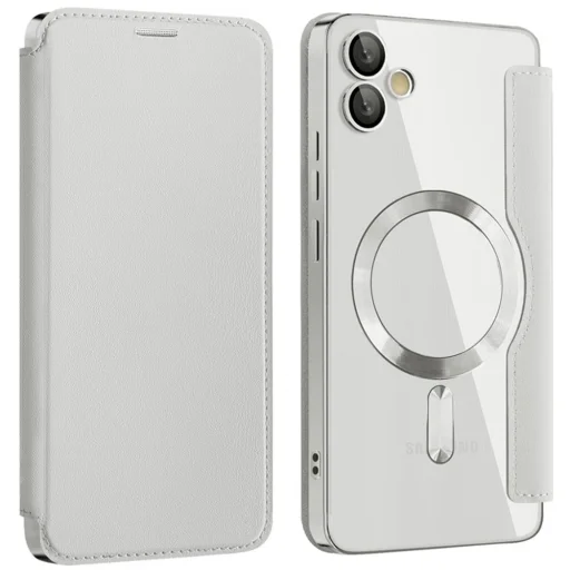  Techsuit - SmartMag Könyv Tok - Samsung Galaxy A05 - Szürke tok - 2