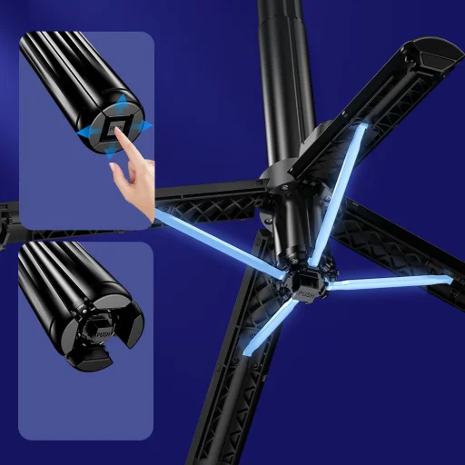 Blavec Selfie Bot Aluminium Fusion P-10 Gimbal állvány + távirányító 1 méter (SSFP10G-TRB10) fekete - 10